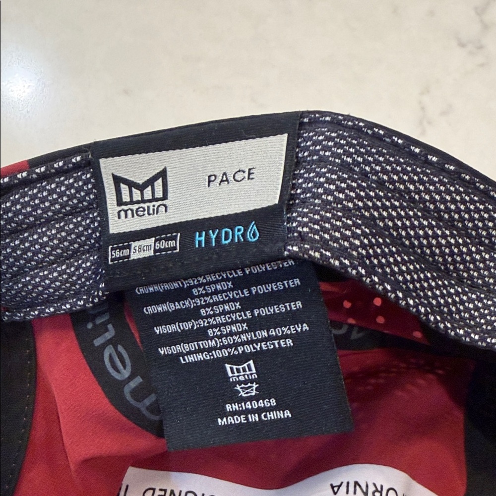 Melin New Pace Hydro Performance Strapback Hat - image 8